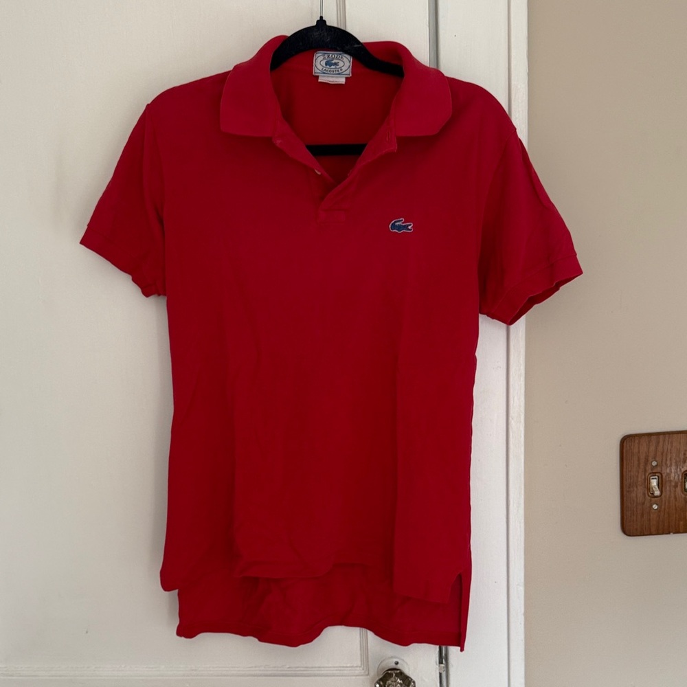 Lacoste Men's Vibrant Red Polo Shirt